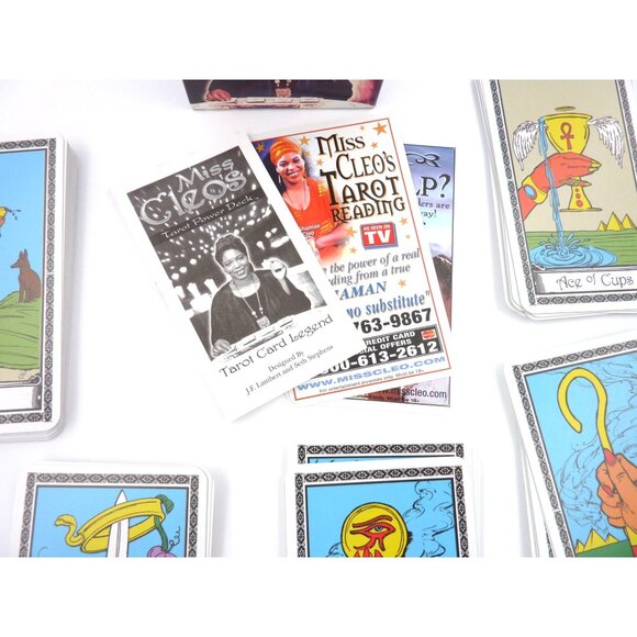 Miss Cleos Tarot Power Deck of 78 Cards Egyptian themed - Picture 3 of 9